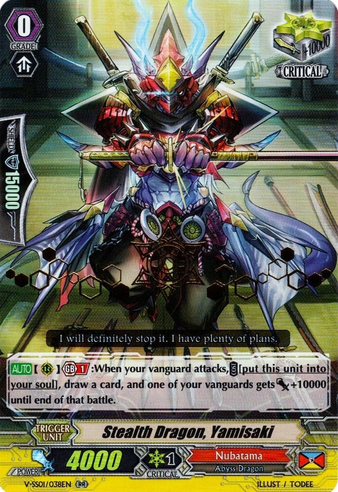 Image for Stealth Dragon, Yamisaki (Hot Stamped) (V-SS01: Premium Collection 2019) (V-SS01/038EN) - Cardfight Vanguard