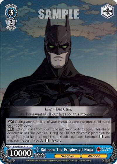 Image for Batman: The Prophesied Ninja (Batman Ninja) (BNJ/SX01-T17 TD) - Weiss Schwarz