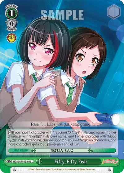 Image for Fifty-Fifty Fear (BanG Dream! Girls Band Party! MULTI LIVE) (BD/EN-W03-056 U) - Weiss Schwarz