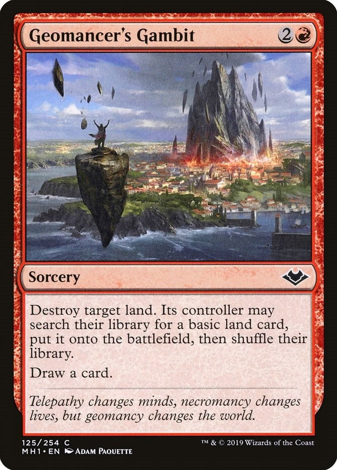Image for Geomancer's Gambit (Modern Horizons) (125) - Magic: The Gathering