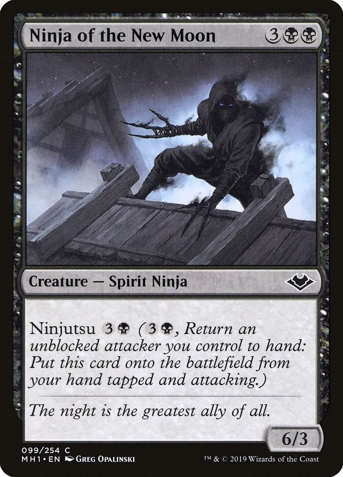Image for Ninja of the New Moon (Modern Horizons) (99) - Magic: The Gathering