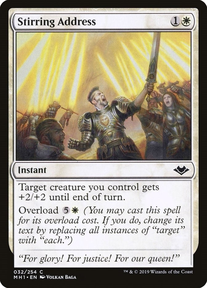 Image for Stirring Address (Modern Horizons) (32) - Magic: The Gathering