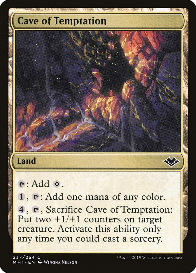 Image for Cave of Temptation (Modern Horizons) (237) - Magic: The Gathering