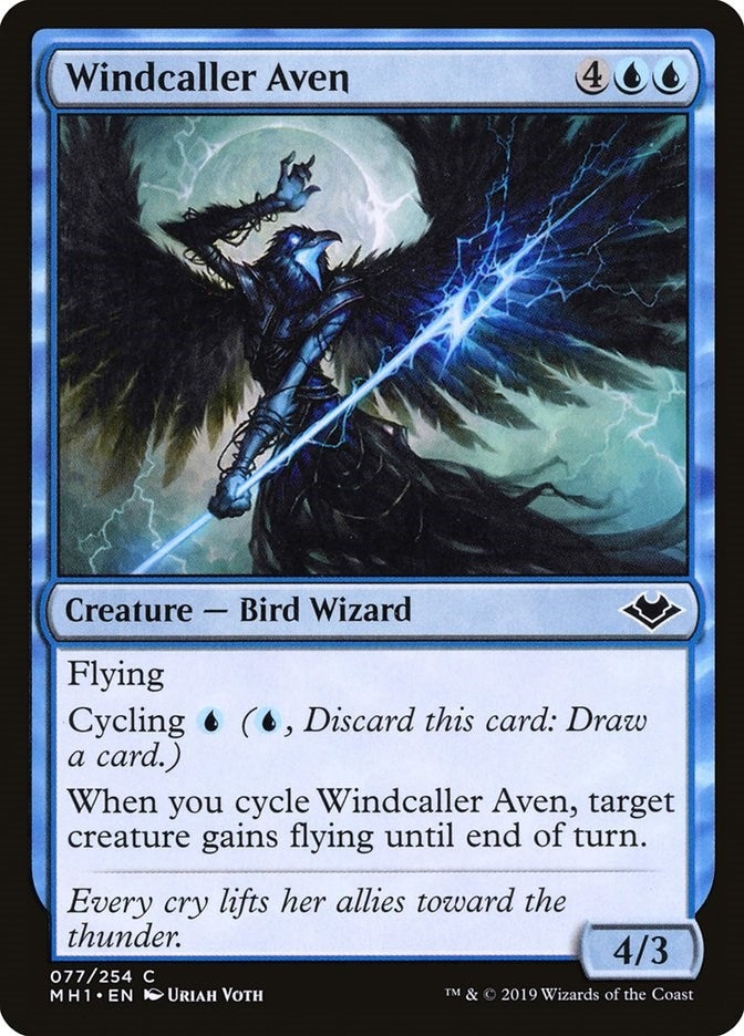 Image for Windcaller Aven (Modern Horizons) (77) - Magic: The Gathering