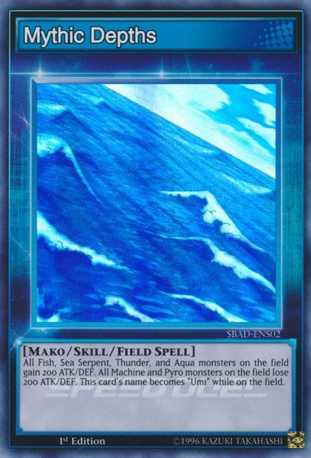 Image for Mythic Depths (Speed Duel: Attack from the Deep) (SBAD-ENS02) - YuGiOh