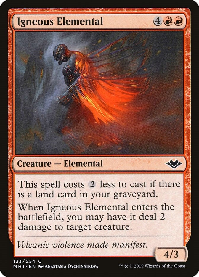 Image for Igneous Elemental (Modern Horizons) (133) - Magic: The Gathering