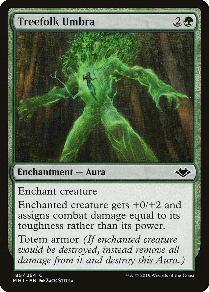 Image for Treefolk Umbra (Modern Horizons) (185) - Magic: The Gathering