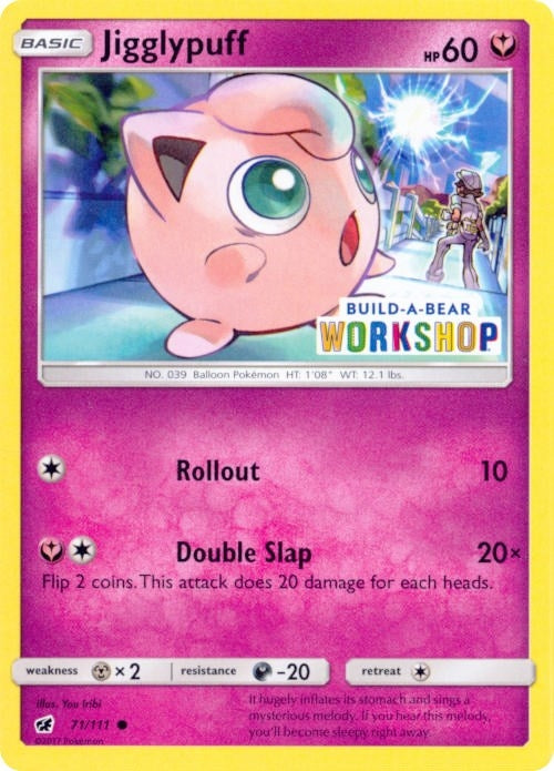 Image for Jigglypuff - 71/111 (Build-A-Bear Workshop Exclusive) (Miscellaneous Cards & Products) (071/111) - Pokemon