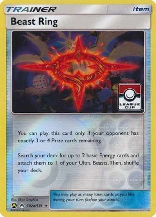 Image for Beast Ring - 102a/131 (League Cup) (League & Championship Cards) (102a/131) - Pokemon