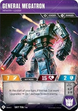 Image for General Megatron - Infantry Leader (War for Cybertron: Siege I) (T06) - Transformers TCG