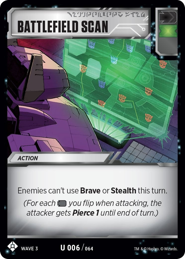 Image for Battlefield Scan (War for Cybertron: Siege I) (6) - Transformers TCG