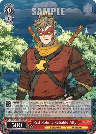 Image for Red Robin: Reliable Ally (Batman Ninja) (BNJ/SX01-T01 TD) - Weiss Schwarz