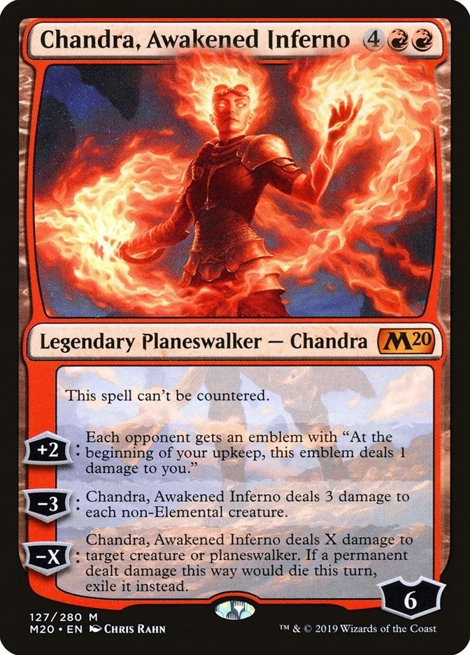 Image for Chandra, Awakened Inferno (Core Set 2020) (127) - Magic: The Gathering