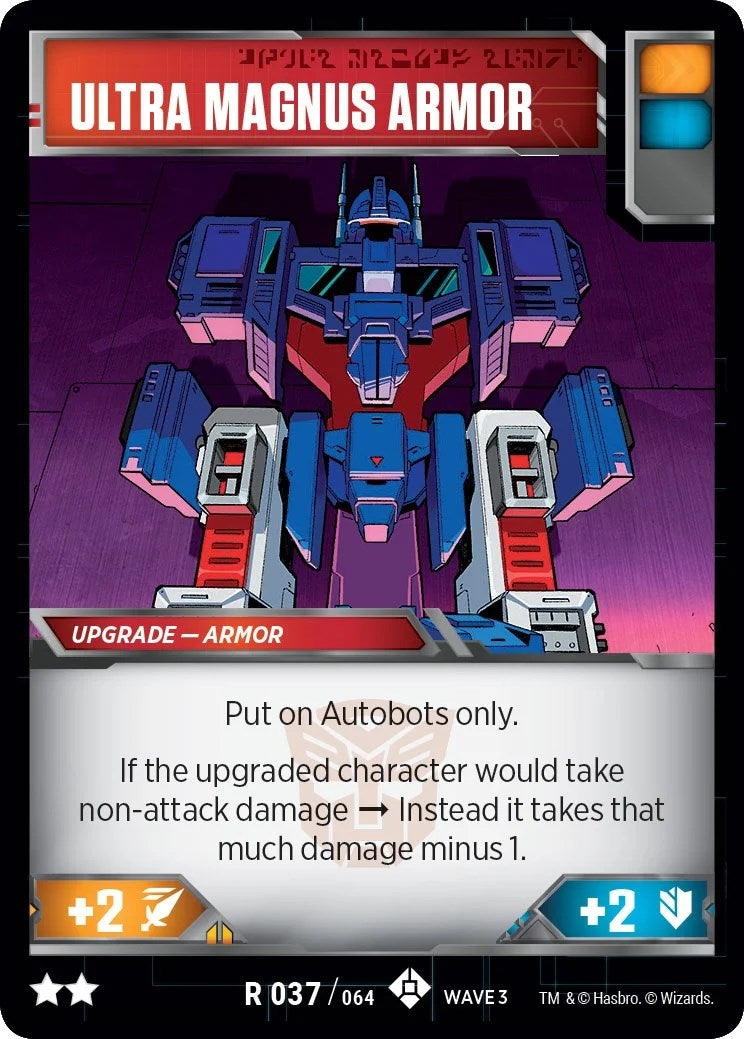 Image for Ultra Magnus Armor (War for Cybertron: Siege I) (37) - Transformers TCG