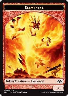 Image for Elemental (008) // Elephant Double-Sided Token (Modern Horizons) (8 // 12) - Magic: The Gathering