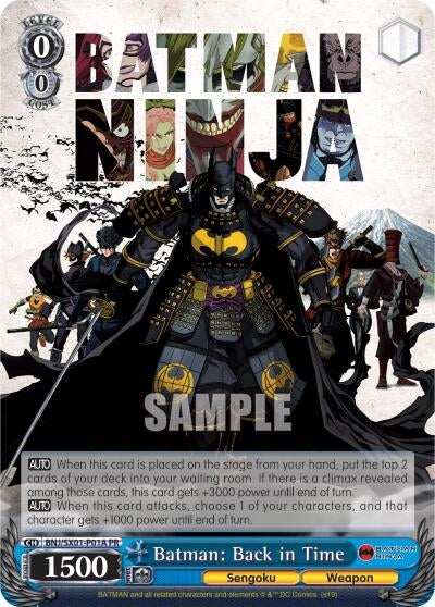 Image for Batman: Back in Time (Anime Expo 2019) (Batman Ninja) (BNJ/SX01-P01A PR) - Weiss Schwarz