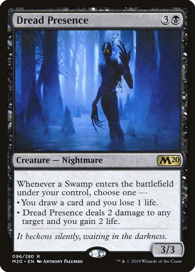 Image for Dread Presence (Core Set 2020) (96) - Magic: The Gathering