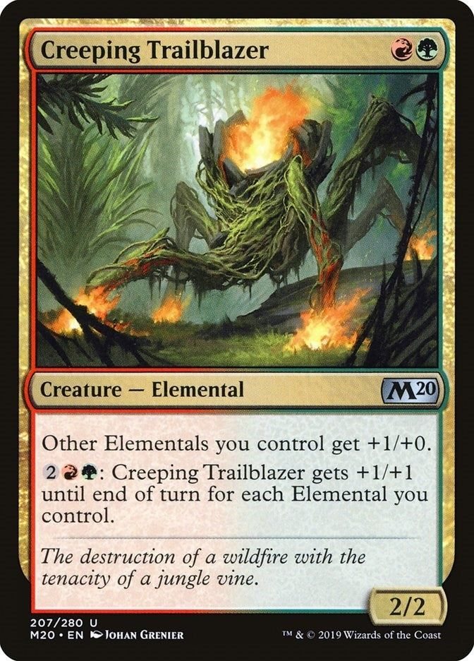Image for Creeping Trailblazer (Core Set 2020) (207) - Magic: The Gathering