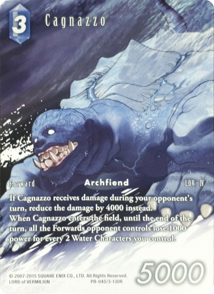 Image for Cagnazzo - PR-045/3-130R (FF: Promo Cards) (PR-045/3-130R) - Final Fantasy TCG