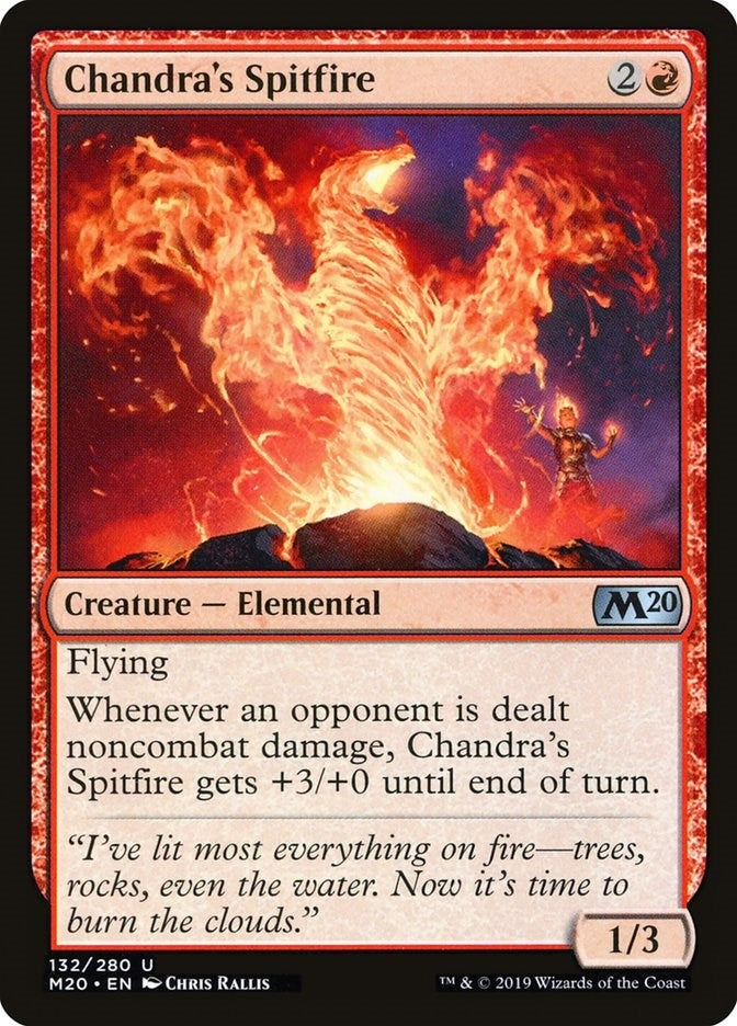 Image for Chandra's Spitfire (Core Set 2020) (132) - Magic: The Gathering
