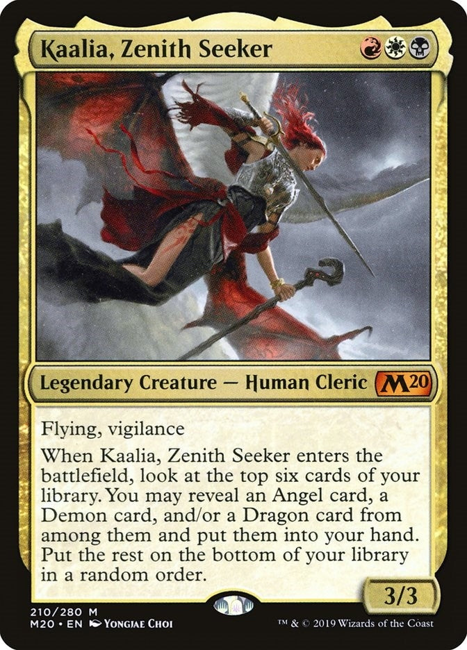 Image for Kaalia, Zenith Seeker (Core Set 2020) (210) - Magic: The Gathering