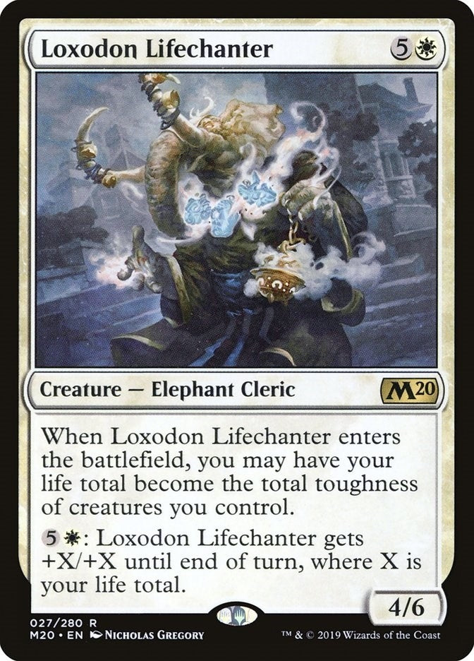 Image for Loxodon Lifechanter (Core Set 2020) (27) - Magic: The Gathering