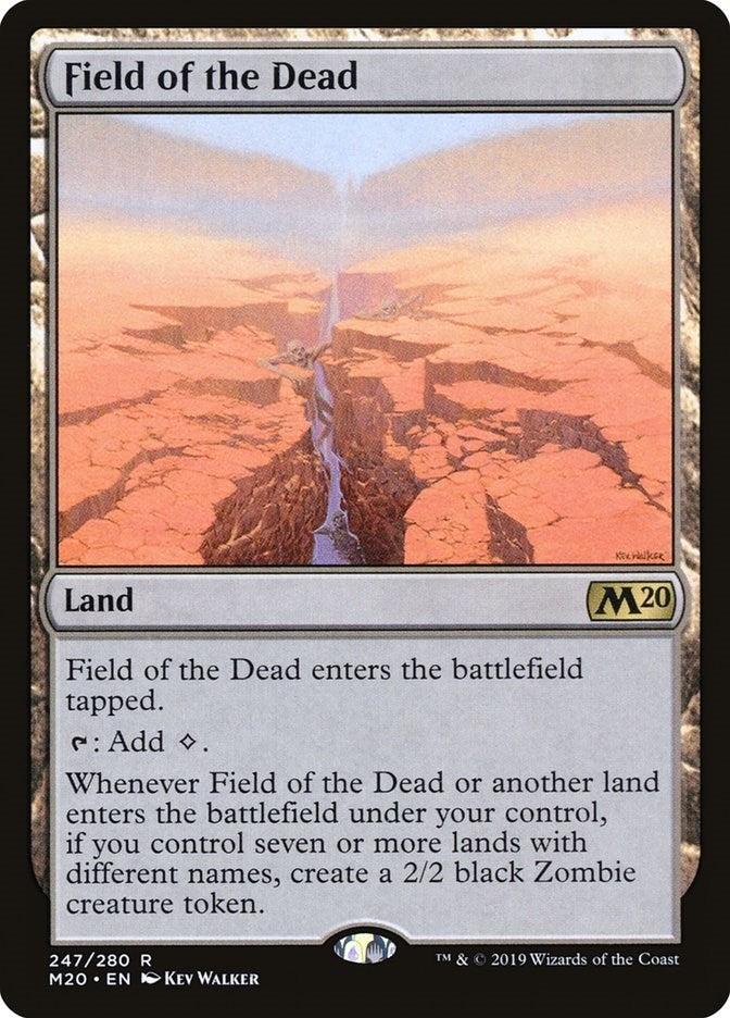 Image for Field of the Dead (Core Set 2020) (247) - Magic: The Gathering
