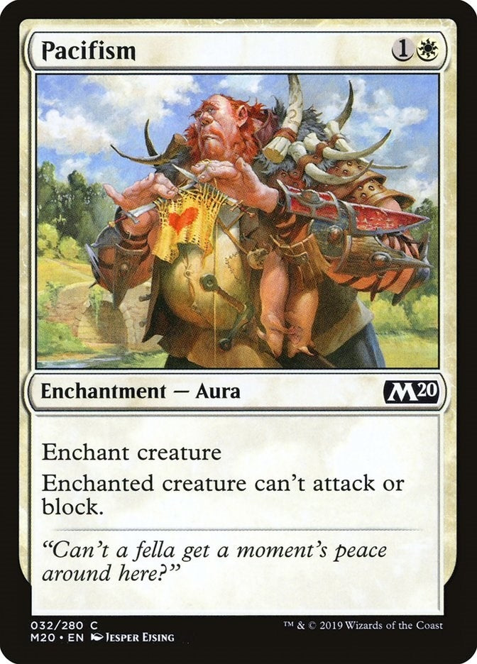 Image for Pacifism (Core Set 2020) (32) - Magic: The Gathering