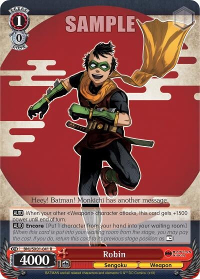 Image for Robin (Batman Ninja) (BNJ/SX01-041 R) - Weiss Schwarz