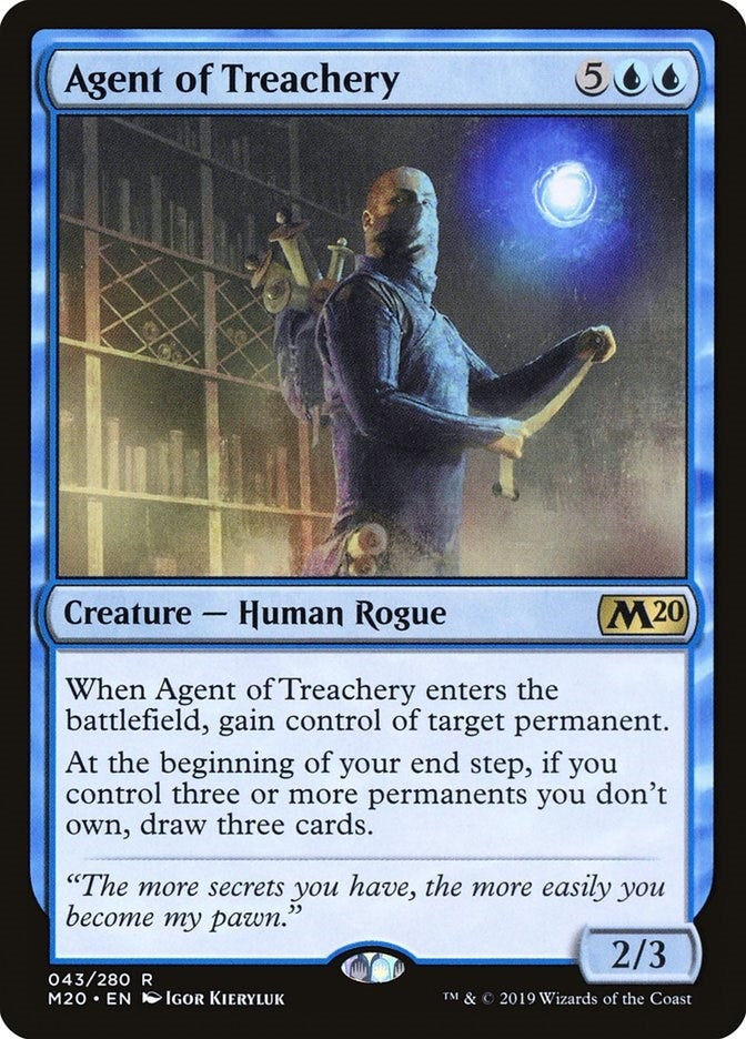 Image for Agent of Treachery (Core Set 2020) (43) - Magic: The Gathering
