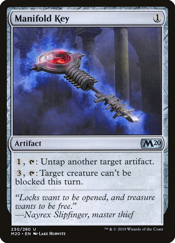 Image for Manifold Key (Core Set 2020) (230) - Magic: The Gathering
