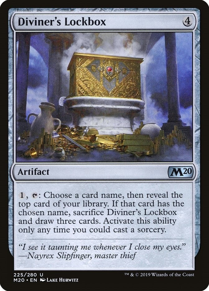 Image for Diviner's Lockbox (Core Set 2020) (225) - Magic: The Gathering