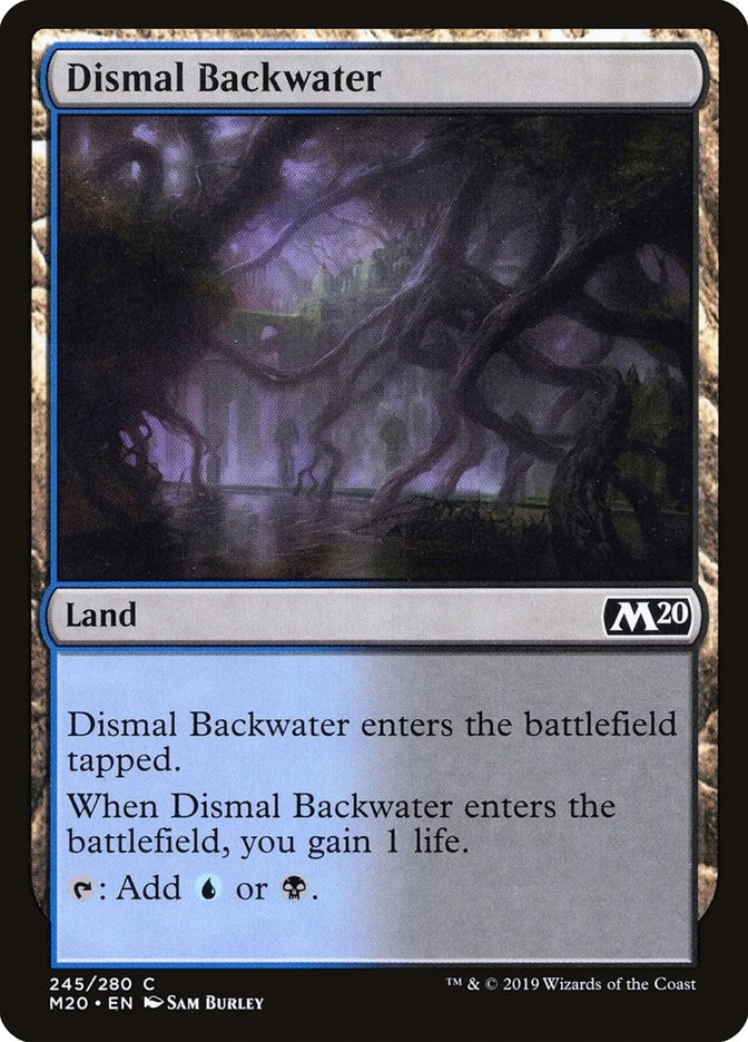 Image for Dismal Backwater (Core Set 2020) (245) - Magic: The Gathering