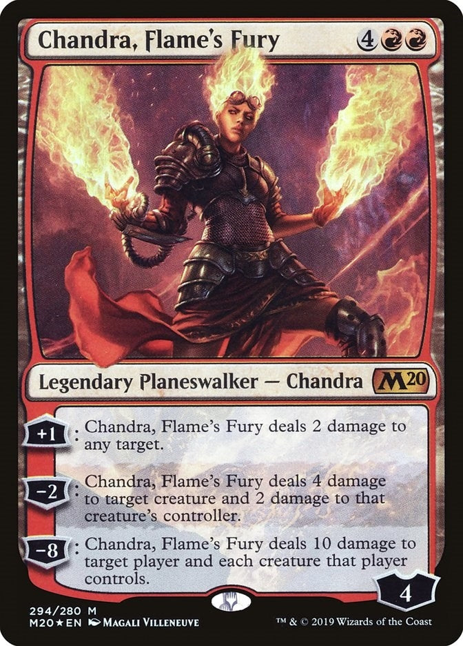 Image for Chandra, Flame's Fury (Core Set 2020) (294) - Magic: The Gathering