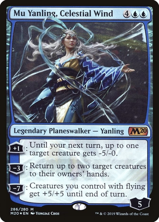 Image for Mu Yanling, Celestial Wind (Core Set 2020) (286) - Magic: The Gathering