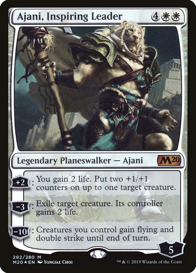 Image for Ajani, Inspiring Leader (Core Set 2020) (282) - Magic: The Gathering