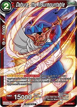 Image for Dabura, the Insurmountable (Power Booster: World Martial Arts Tournament) (Promotion Cards) (P-145) - Dragon Ball Super: Masters