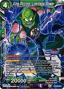 Image for King Piccolo, Limitless Power (Power Booster) (Promotion Cards) (P-153) - Dragon Ball Super: Masters