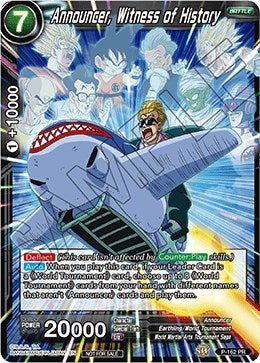 Image for Announcer, Witness of History (Power Booster) (Promotion Cards) (P-162) - Dragon Ball Super: Masters