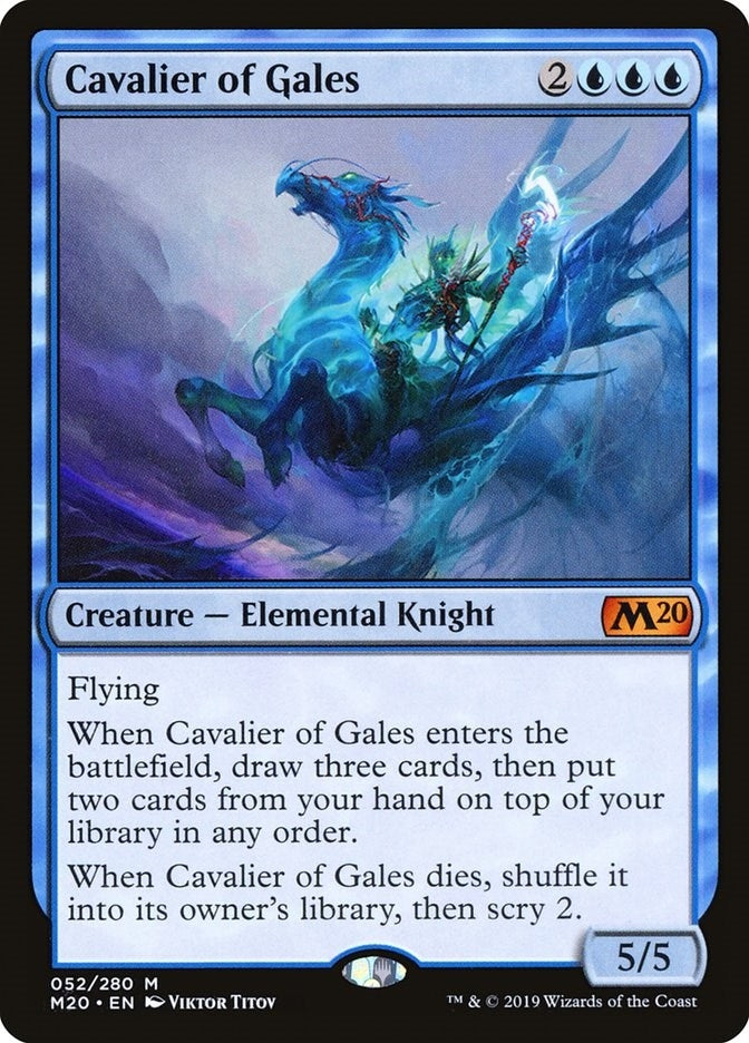 Image for Cavalier of Gales (Core Set 2020) (52) - Magic: The Gathering