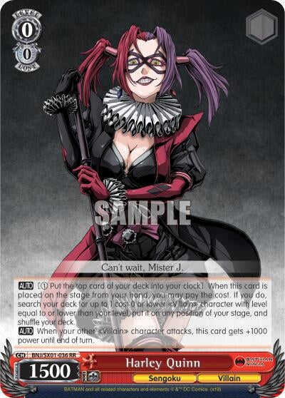 Image for Harley Quinn (Batman Ninja) (BNJ/SX01-036 RR) - Weiss Schwarz