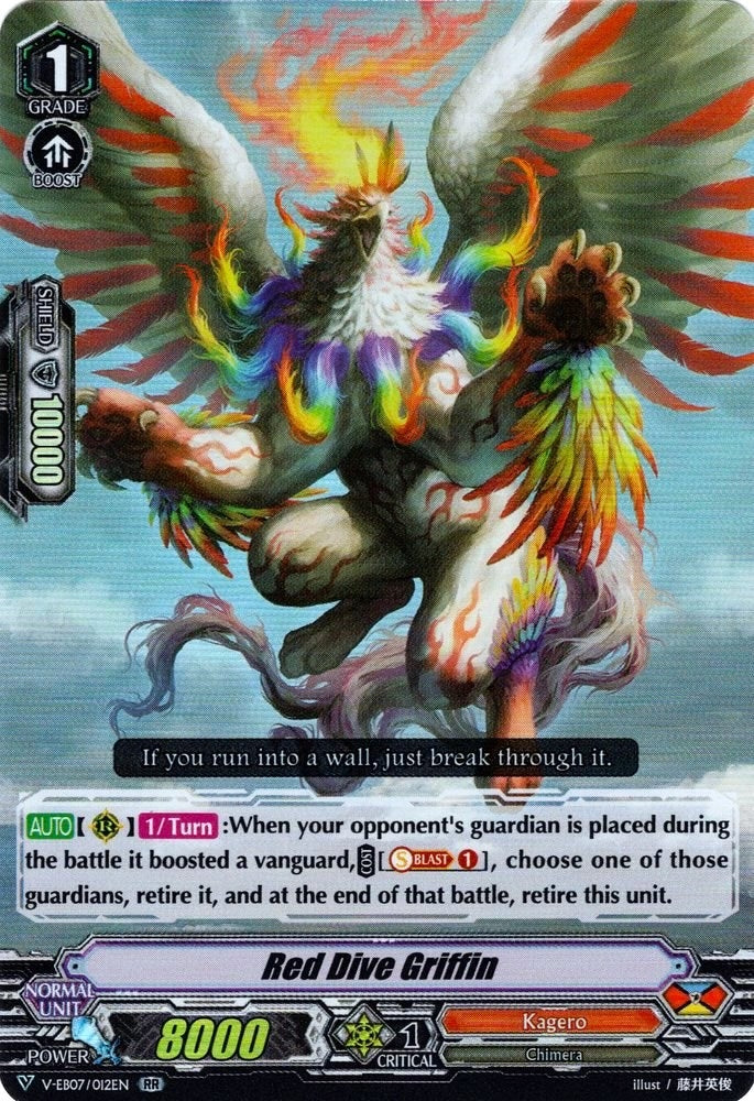 Image for Red Dive Griffin (V-EB07: The Heroic Evolution) (V-EB07/012EN) - Cardfight Vanguard