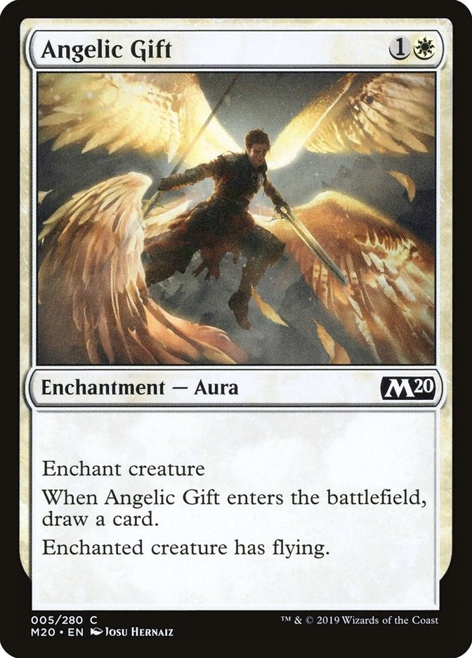 Image for Angelic Gift (Core Set 2020) (5) - Magic: The Gathering