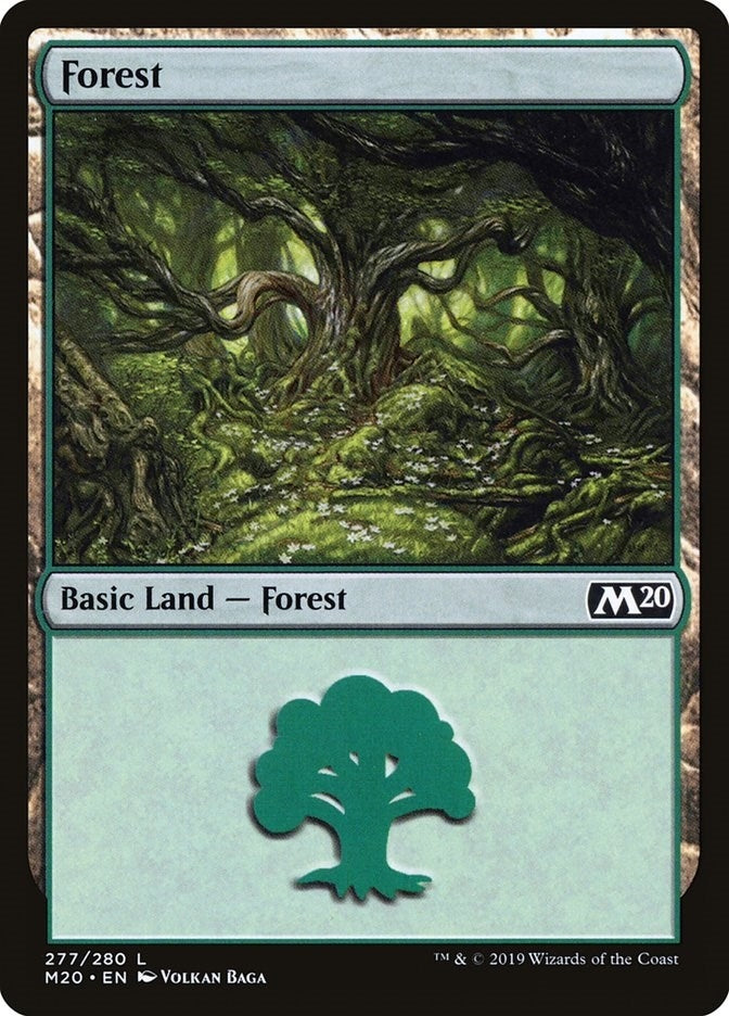 Image for Forest (Core Set 2020) (277) - Magic: The Gathering