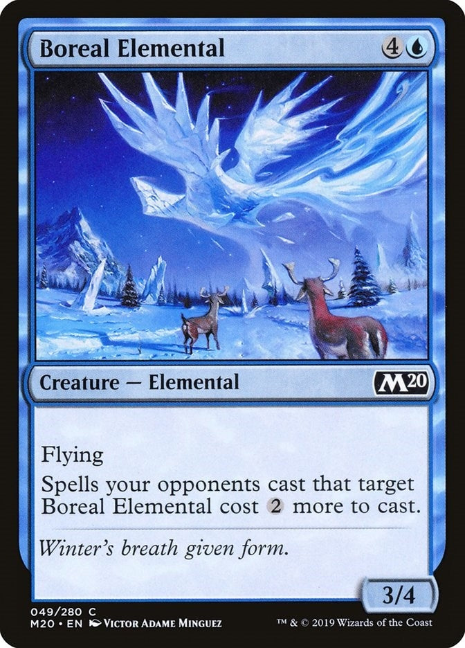Image for Boreal Elemental (Core Set 2020) (49) - Magic: The Gathering