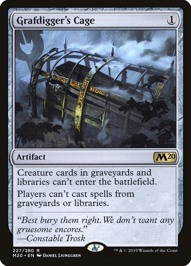 Image for Grafdigger's Cage (Core Set 2020) (227) - Magic: The Gathering