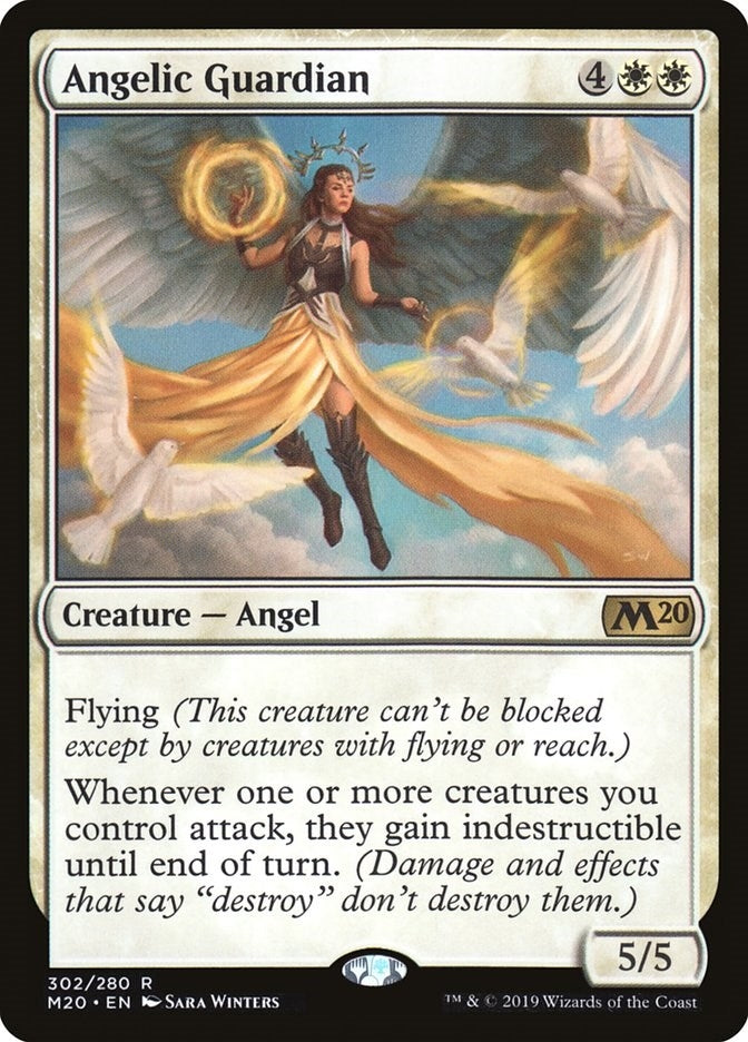 Image for Angelic Guardian (Core Set 2020) (302) - Magic: The Gathering