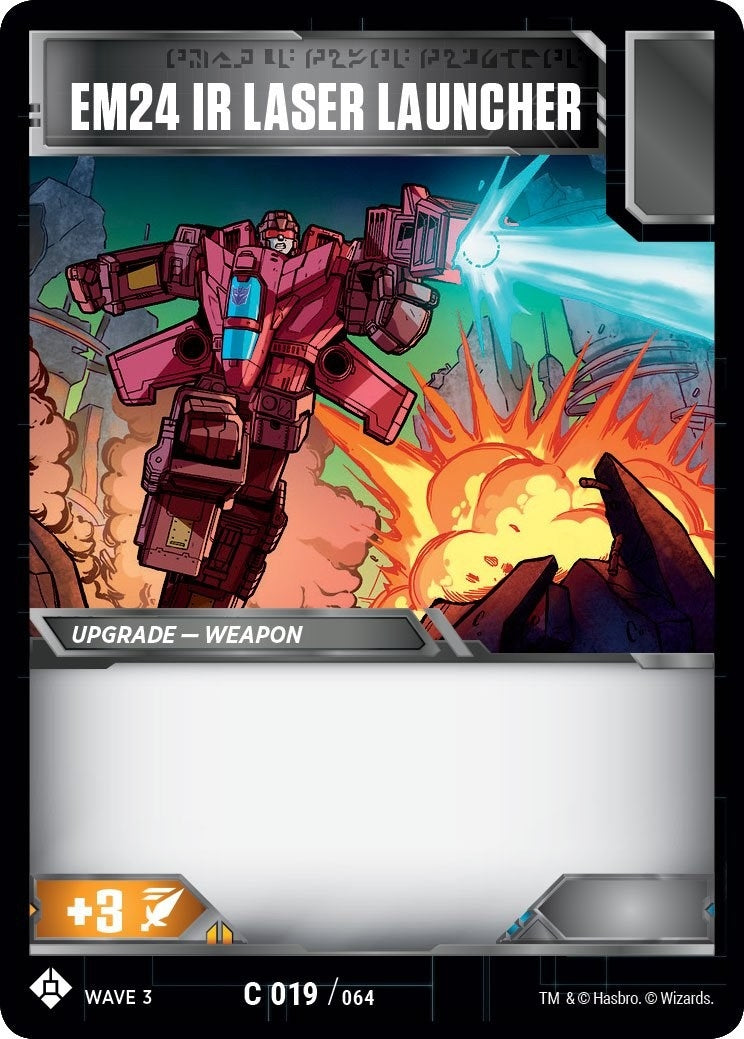 Image for EM24 IR Laser Launcher (War for Cybertron: Siege I) (19) - Transformers TCG