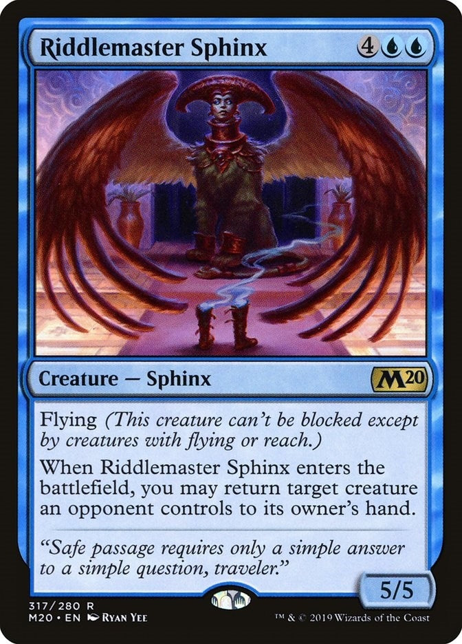 Image for Riddlemaster Sphinx (Core Set 2020) (317) - Magic: The Gathering