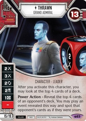 Image for Thrawn - Grand Admiral (Card Only) (Spark of Hope) (23) - Star Wars: Destiny